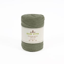 Pelote de fil à tricoter - DMC - Eco Vita Tape Yarn - Kaki 128