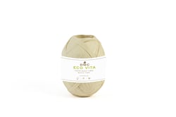 Pelote de fil à tricoter 100% fibres de bois - DMC - Eco Vita Raffia - Blanc 32
