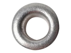 50 œillets rond - argent 