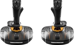 Thrustmaster T.16000M Space Sim Duo Stick Joystick - simulateur vol PC - noir/orange