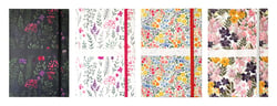 Agenda semainier 2027 Oxford - Modèles aléatoires - 16 x 24 cm - Flowers