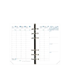 Recharge pour agenda semainier 2024/2025 Quo Vadis - 10 x 17 cm - Timer 17