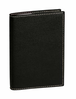 Agenda scolaire semainier 2024/2025 Quo Vadis - Noir - 18 x 24 cm - Club Planning SD