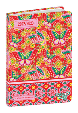 1 agenda scolaire journalier 2022/2023 - Catalina Estrada - 12 x 17 cm - Quo Vadis - Designs assortis