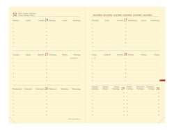 Agenda scolaire semainier 2021/2022 - Horizontal 24 SD Everest - 16 x 24 cm - Quo Vadis - Gris
