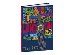 Agenda journalier 2021-2022  - Cities  - 12 x 17 cm - Quo Vadis - London