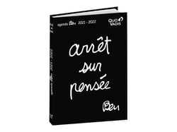 Agenda journalier 2021-2022 - Ben arret sur pensee - 12 x 17 cm - Quo Vadis
