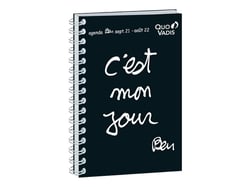 Agenda journalier 2021-2022 -  Ben C'est mon jour - 12 x 17 cm - Quo Vadis
