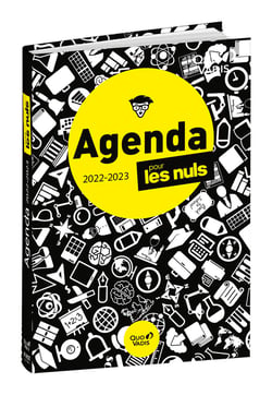 Agenda scolaire journalier 2022/2023 - Pour les Nuls - 12 x 17 cm - Quo Vadis