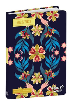 Agenda scolaire journalier 2022/2023 - Cataline Estrada - 12 x 17 cm - Quo Vadis - Zen