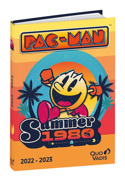 Agenda scolaire journalier 2022/2023 - Pac Man - 12 x 17 cm - Quo Vadis - Summer