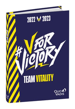 Agenda scolaire journalier 2022/2023 - Vitality - 12 x 17 cm - Quo Vadis - Bleu