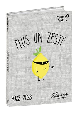 Agenda scolaire journalier 2022/2023 - Shaman - 12 x 17 cm - Quo Vadis - Plus un zeste