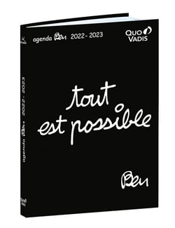 Agenda scolaire journalier 2022/2023 - Ben - 12 x 17 cm - Quo Vadis - Tout est possible