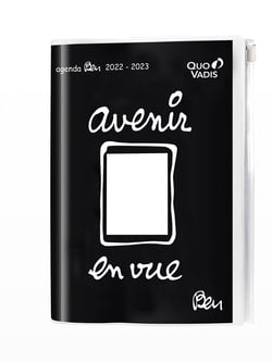 Agenda scolaire journalier 2022/2023 - Ben - 12 x 17 cm - Quo Vadis - Avenir en vue