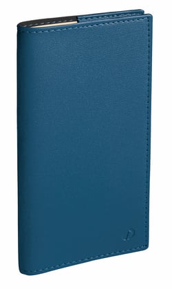Agenda civil semainier 2023/2024 - Quo Vadis - Bleu acier - 8,8 x 17 cm - Planital 
