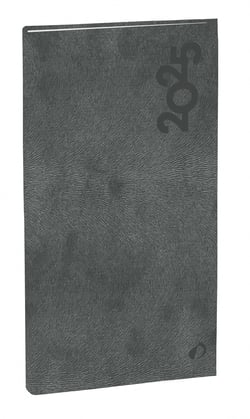 Agenda semainier 2026 Quo Vadis - Gris - 8,8 x 17 cm - Gaïa Italnote