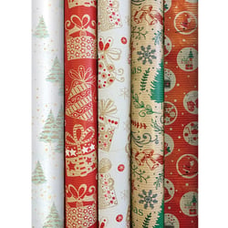 Rouleau de papier cadeau Kraft