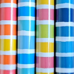 1 rouleau de papier cadeau - 0,70 x 2 m - Collection Les Estivales - Modèles assortis