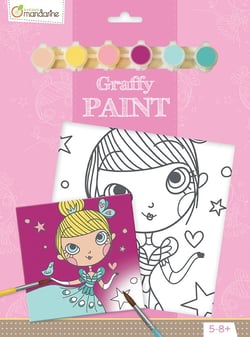 Graffy Paint - Princesse 20x20 cm