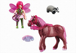 Fée Surya avec Cheval Rubis - PlaymobilFairies - 5449