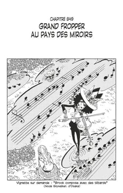 One Piece édition originale - Chapitre 849 - Grand Fropper au pays des miroirs