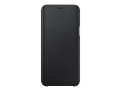 Etui à rabat noir - Galaxy J6