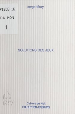 Solutions des jeux