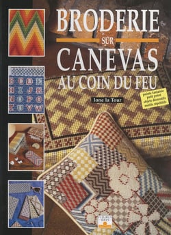Broderie sur canevas au coin du feu