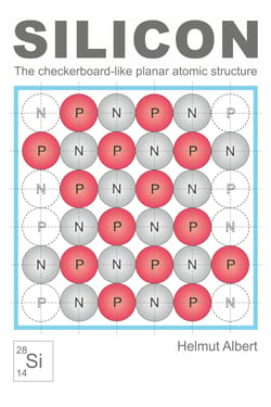 Silicon - The checkerboard-like planar atomic structure