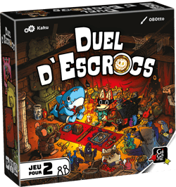Duel d'escrocs - Jeu de société à deux -  Jeu d'ambiance - Gigamic