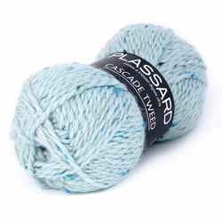 Pelote de fil à tricoter - Plassard - Cascade Tweed - Bleu 22