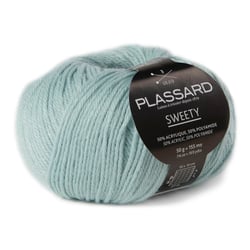 Pelote de fil à tricoter - Plassard - Sweety - Vert d'eau 22