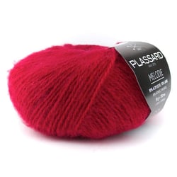 Pelote de fil à tricoter - Plassard - Mélodie - Rouge 56