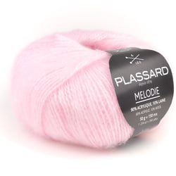 Pelote de fil à tricoter - Plassard - Mélodie - Rose pâle 94