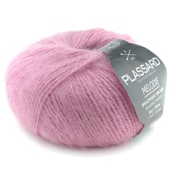 Pelote de fil à tricoter - Plassard - Mélodie - Rose 92