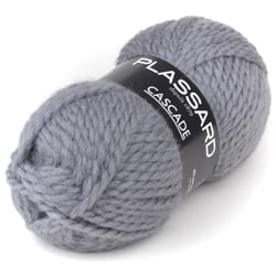 Pelote de fil à tricoter - Plassard - Cascade - Gris moyen 3
