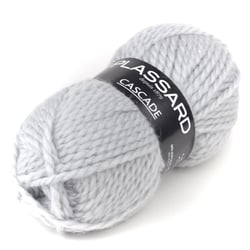 Pelote de fil à tricoter - Plassard - Cascade - Gris clair 04