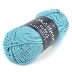 Pelote de fil à tricoter - Plassard - Songe - Bleu 22