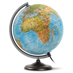 Globe "First" Relief Bleu 30Cm Globe "First" Relief Bleu 30Cm