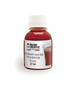 Flacon colorant liquide rouge - 27 ml