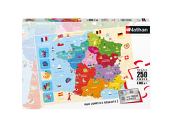 Puzzle Carte de France - 250 pièces