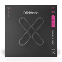 D'Addario - XTB45100, XT Bass Acier nickelé, Regular Light, Long Scale, 45-100