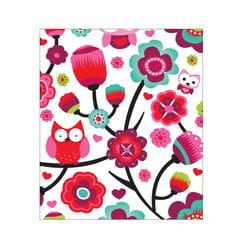 Essuie-lunettes - My Chiffonet - chouettes et fleurs