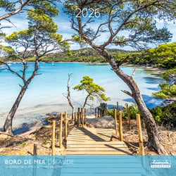 Calendrier mural 2026 Pictura - Bord de mer - 30 x 30 cm