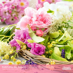 Calendrier mural 2026 Pictura - Parfum de fleurs - 30 x 30 cm