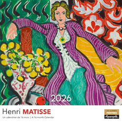 Calendrier mural 2026 Pictura - Henri Matisse - 30 x 30 cm