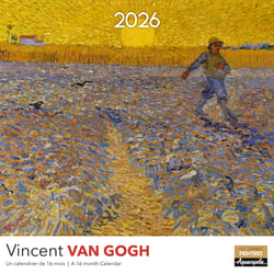Calendrier mural 2026 Pictura - Vincent Van Gogh - 30 x 30 cm