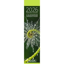 Calendrier 2026 marque-pages Pictura - photo goutte de rosée