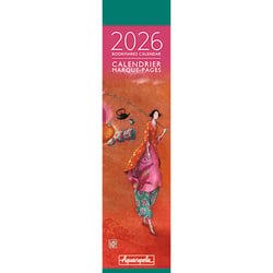 Calendrier marque-pages 2026 Pictura - Illustrations Gaëlle Boissonnard le départ